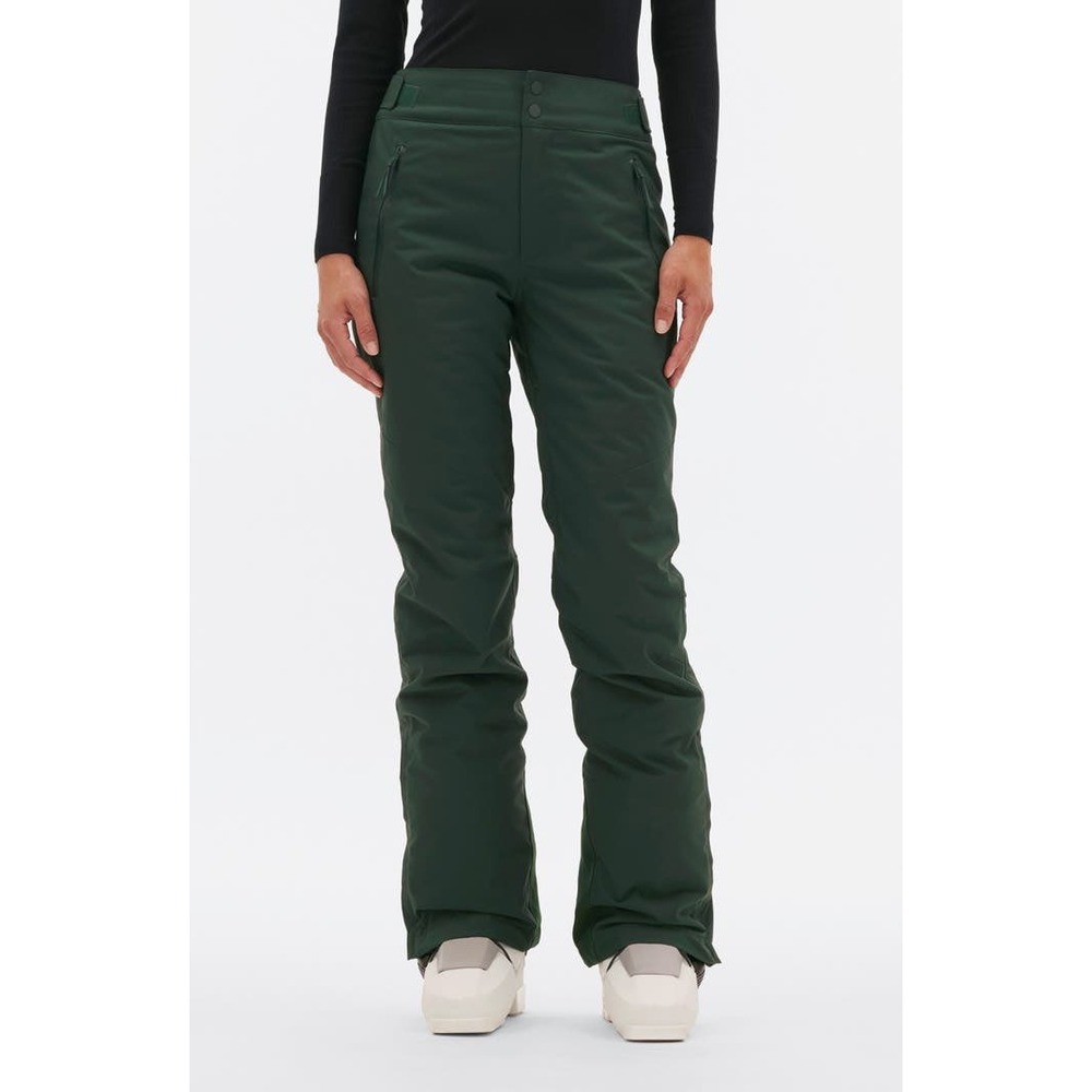 Halfdays Emma Soft Shell Ski Pants Alpine Green PrimaLoft Womens Medium NEW